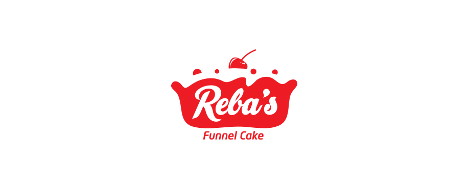 Логотип для кондитерской компании «Reba`s Funnel Cake»