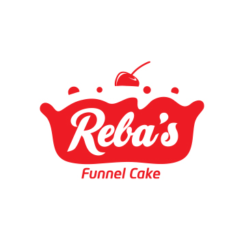 Логотип для кондитерської компанії «Reba`s Funnel Cake»